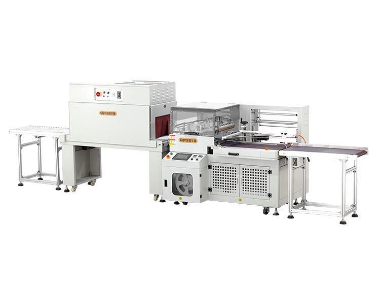 方便面盒裝套膜收縮包裝機-自動L型封切收縮包裝機GPL-4535I+GPS-45